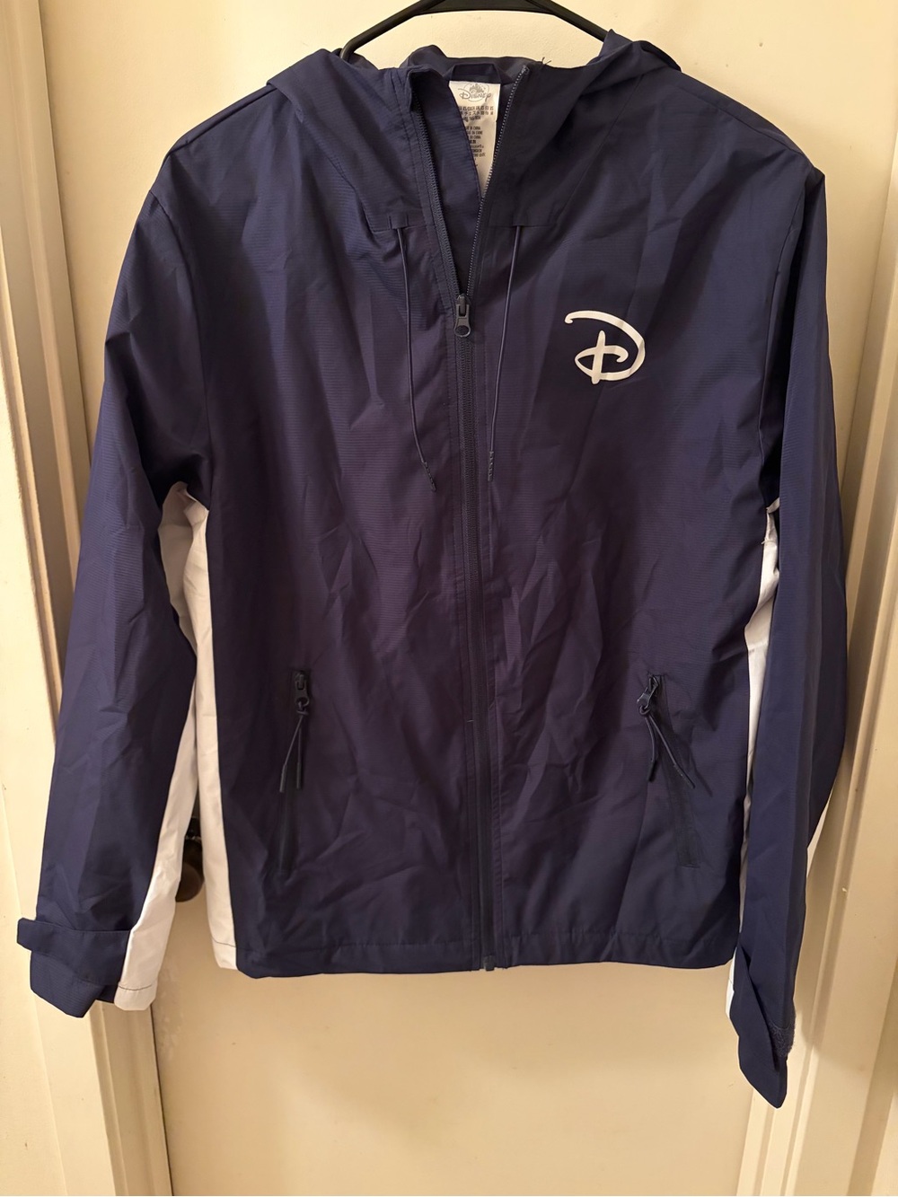 Disney Navy Blue Jacket with White Label